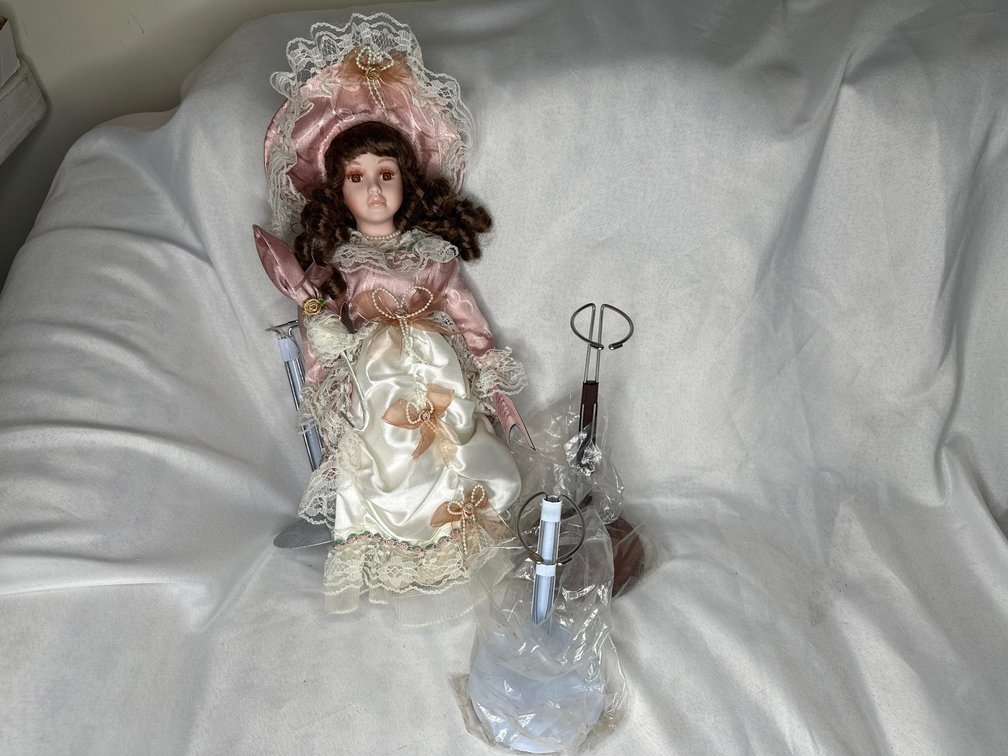 Tea Set and Doll