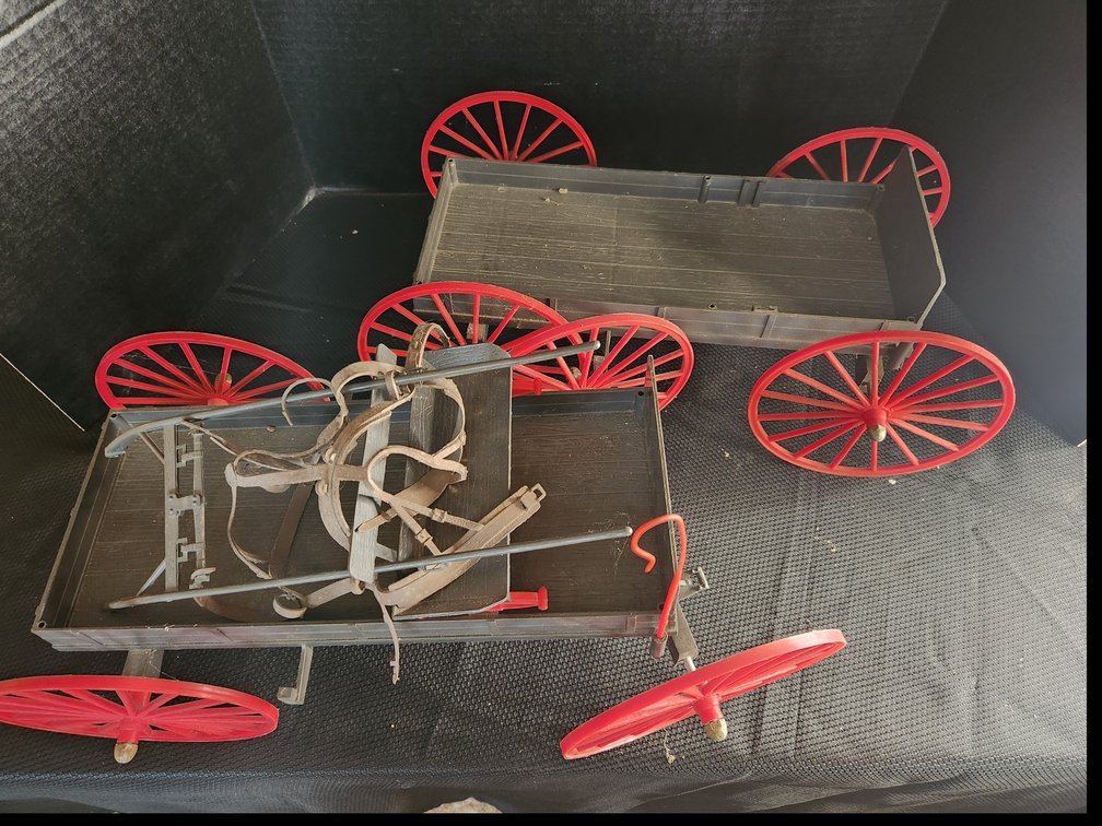 Wagon and Horse