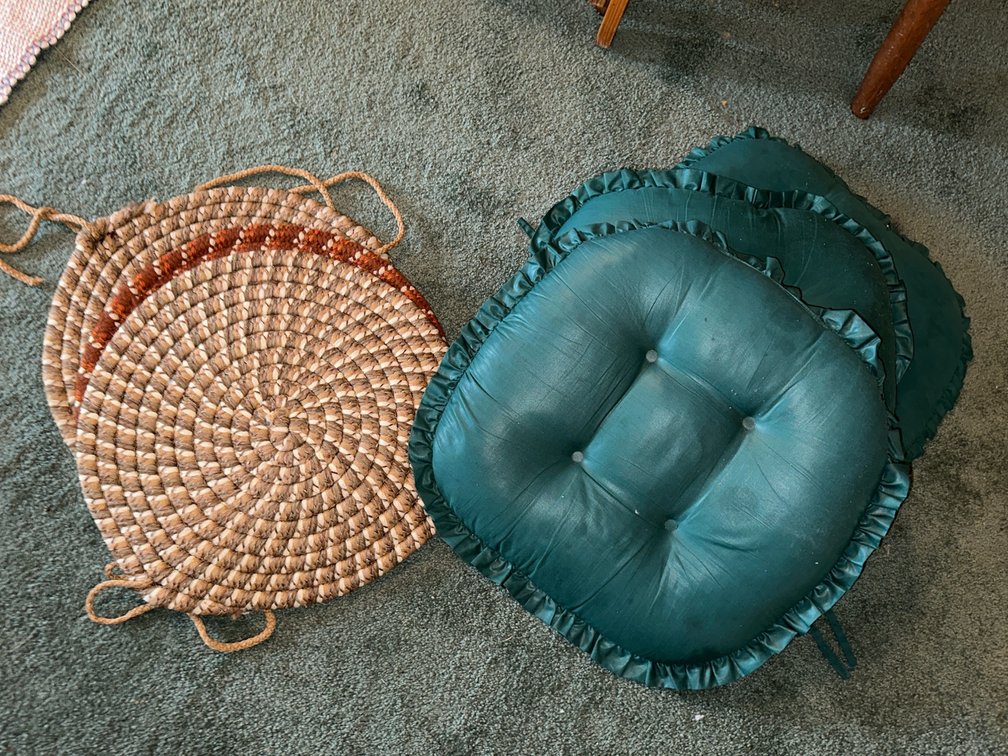 Various Seat Cushions and Rugs
