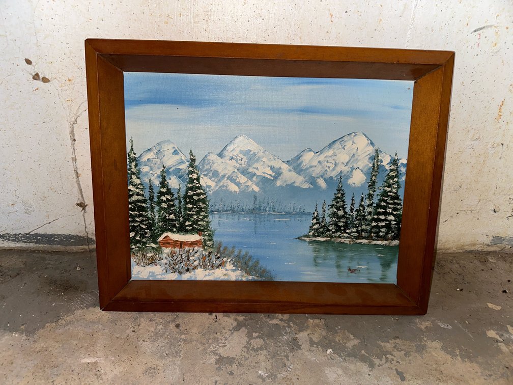 Hand painted Ann Clevenger 1978