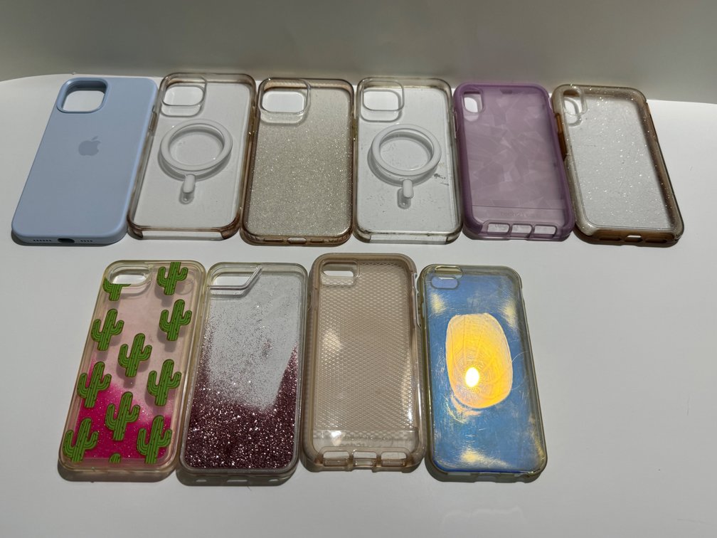Ten iPhone Cases and pop pockets