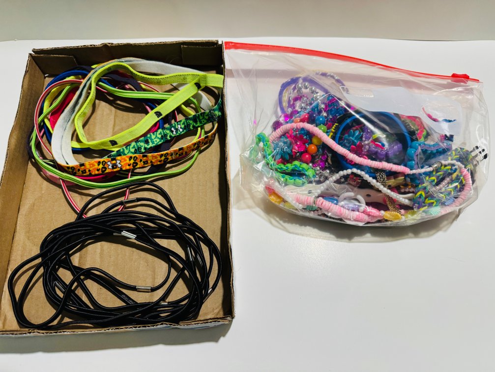 Headbands, North Face, Under Armour and Jewelry