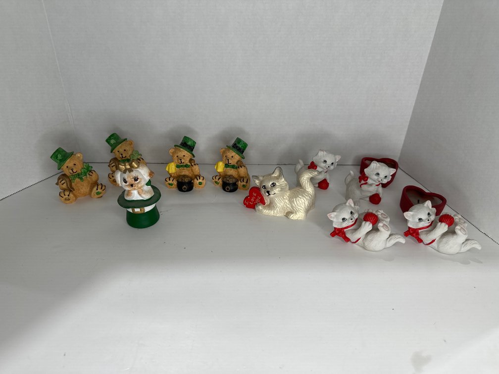 Valentine and St. Patrick's Day Figurines