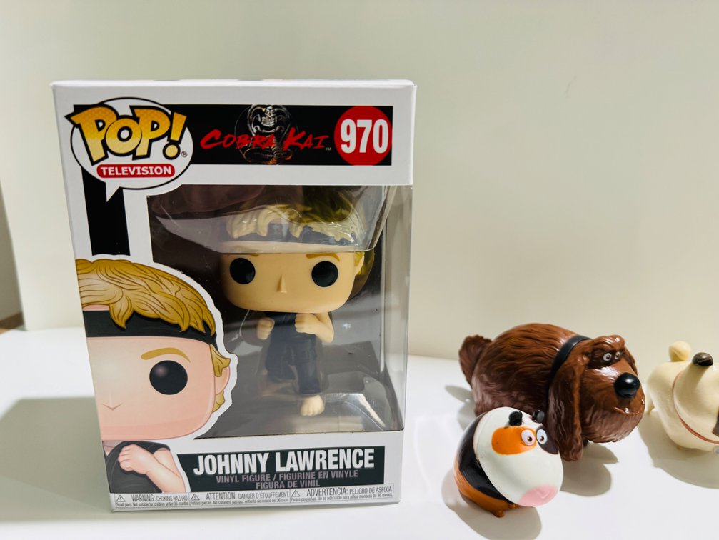 Funko Pop Television figure Cobra Kai and Pets movie figurines