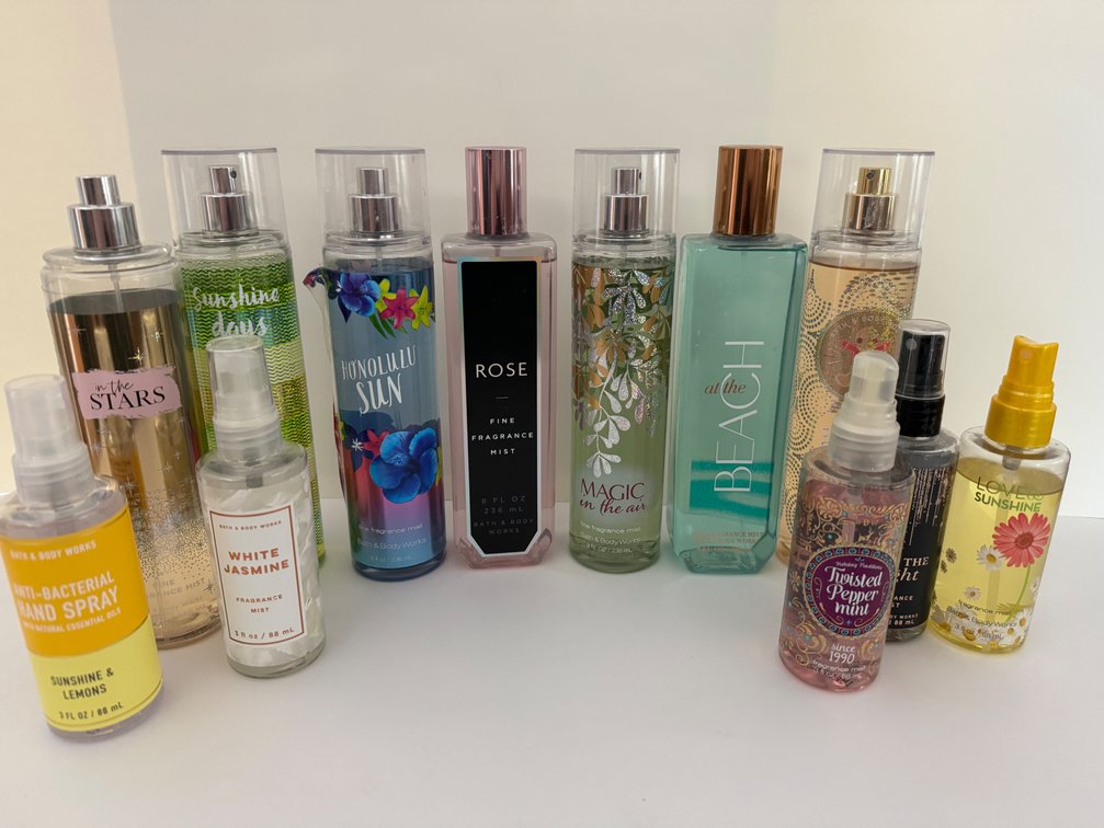 Bath and Body Works and More, HUGE lot of partially used