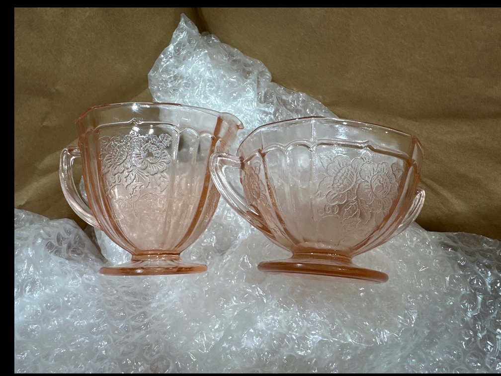 Pink Depression Set