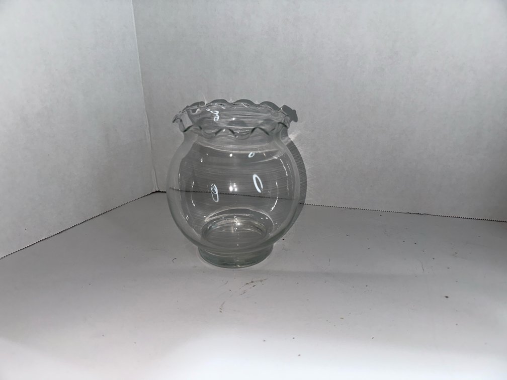 Ripple Edge Globe Vases