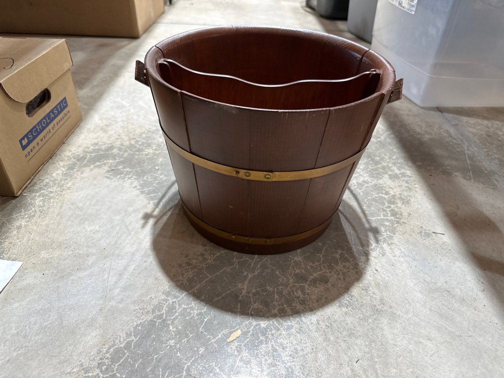 Wooden Split Bucket