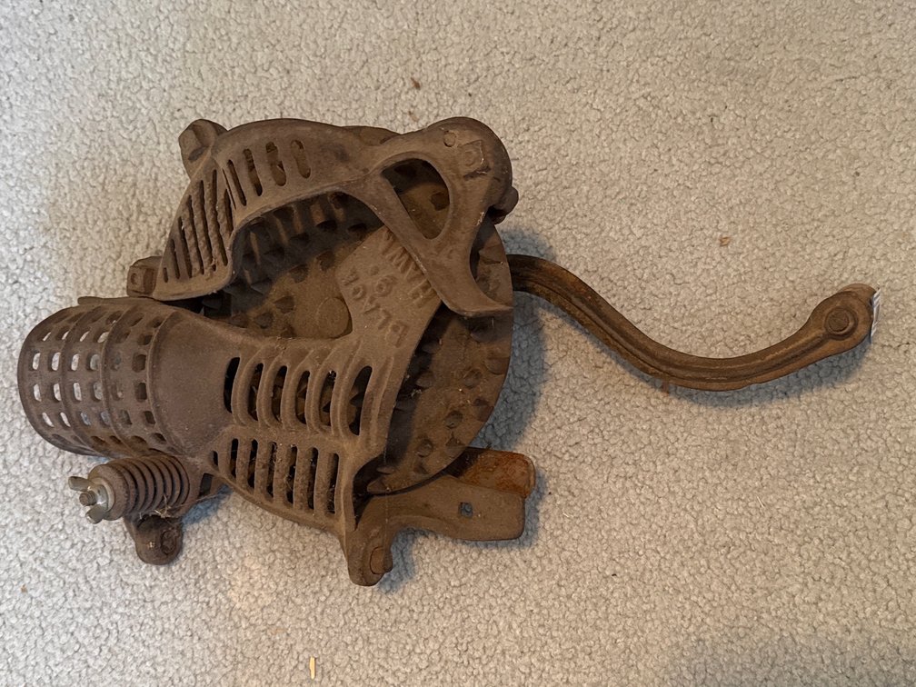 Antique corn sheller