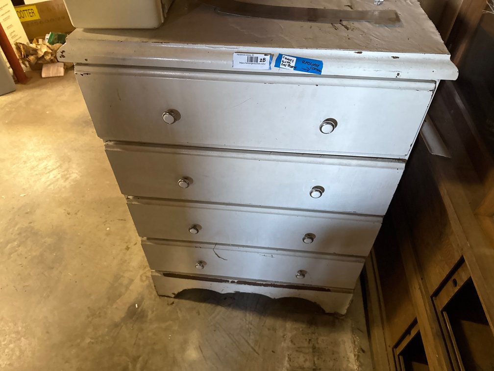 Dresser and metal bed frame