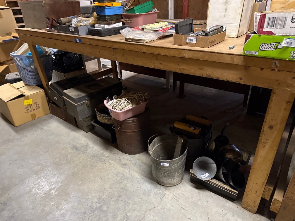 Wood work table