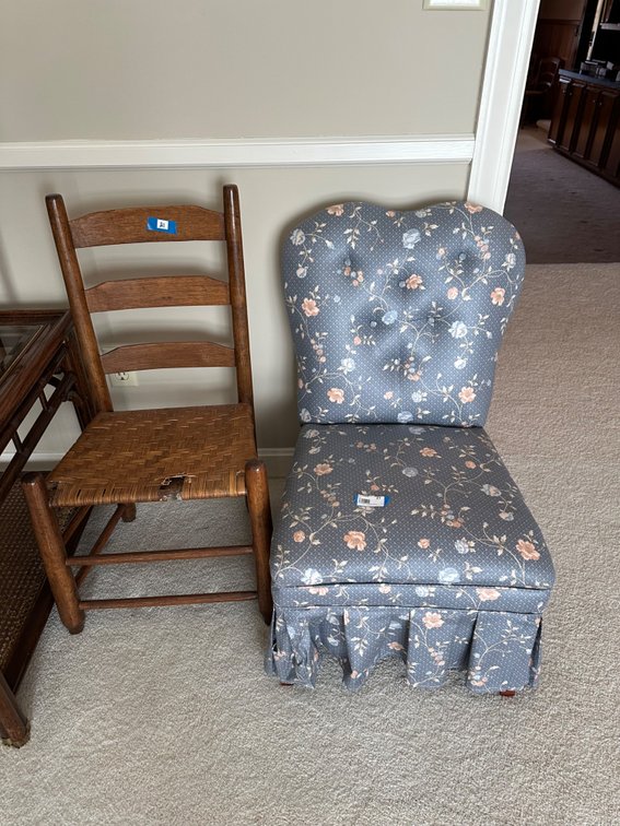Upholstered Powder Room Chair