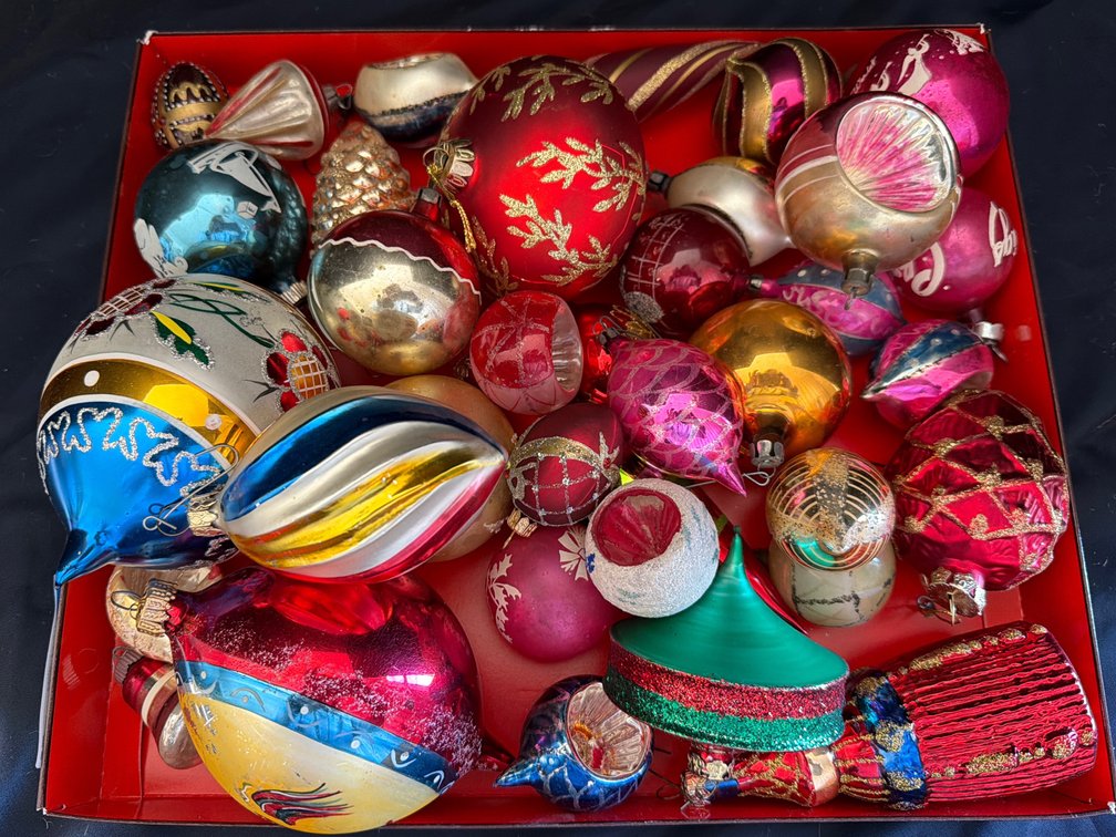 Vintage Glass Ornaments