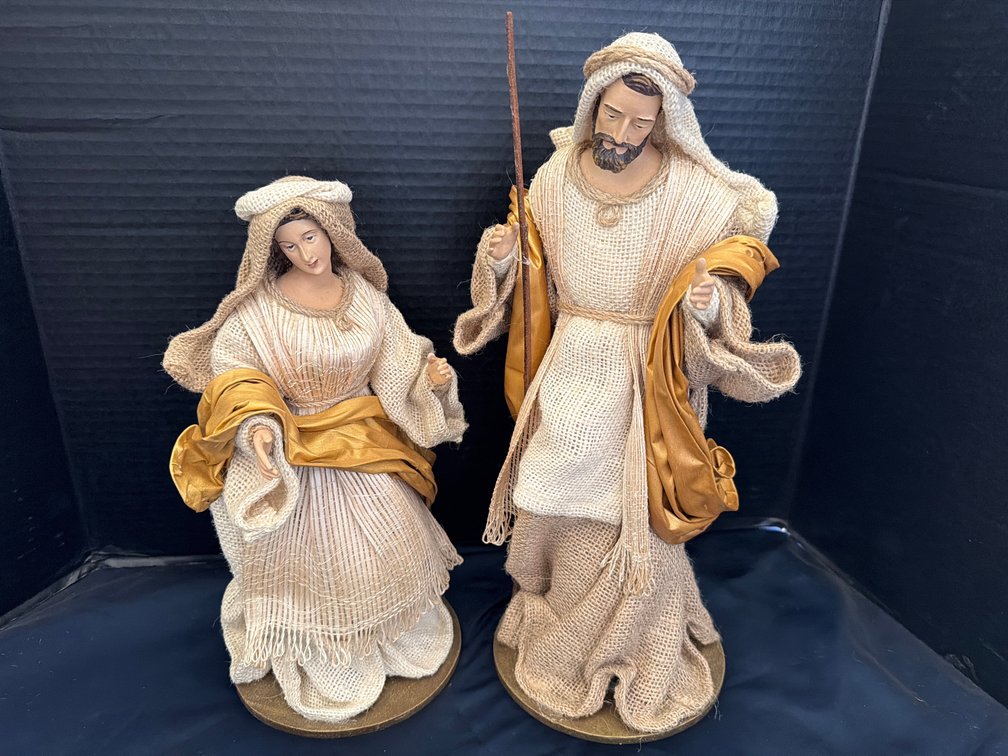 Hallmark Handmade Two Piece Nativity