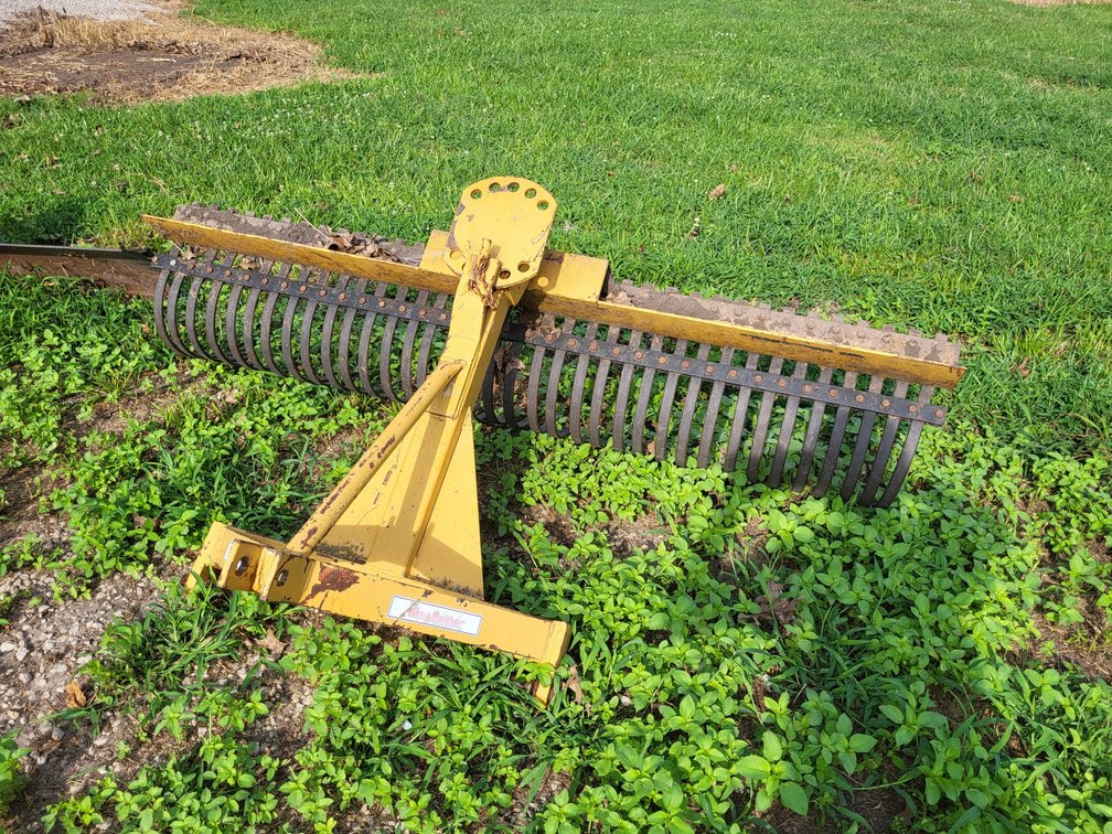 King cutter six foot landscape rake