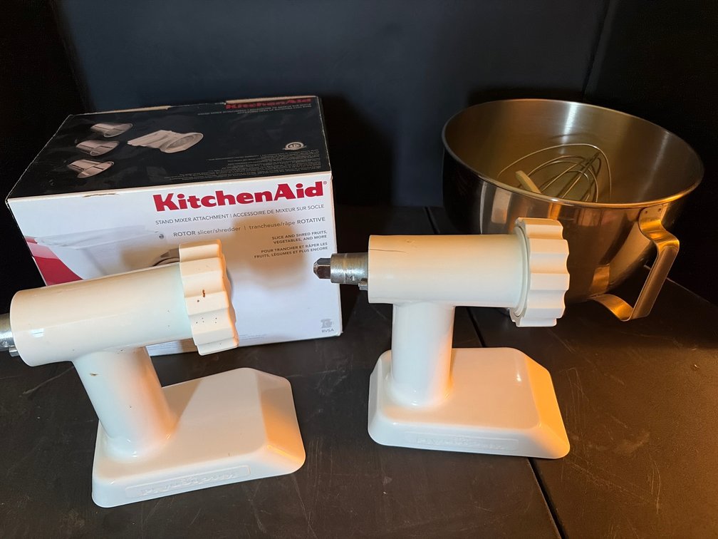 Attachments for KitchenAid stand mixer