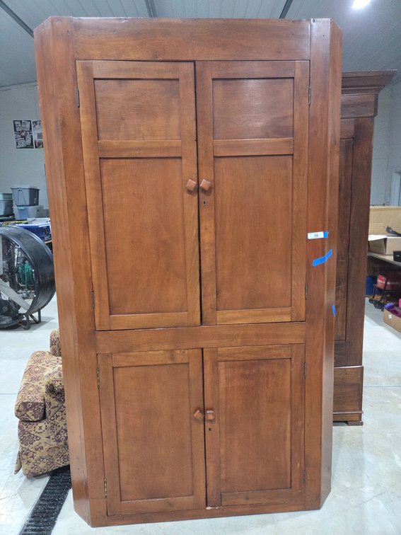 Wood Corner Cabinet