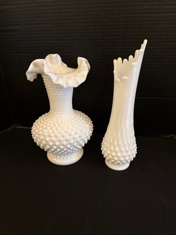 Fenton Hobnail Swung Vase