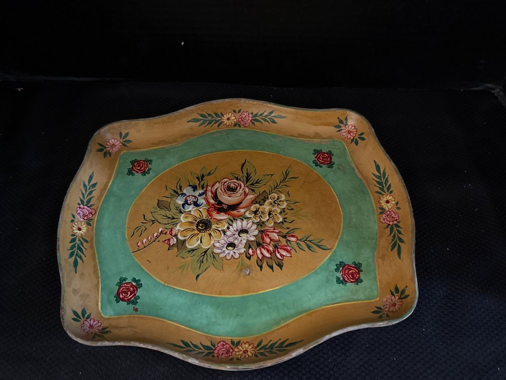 Shabby Chic Hand painted Tray