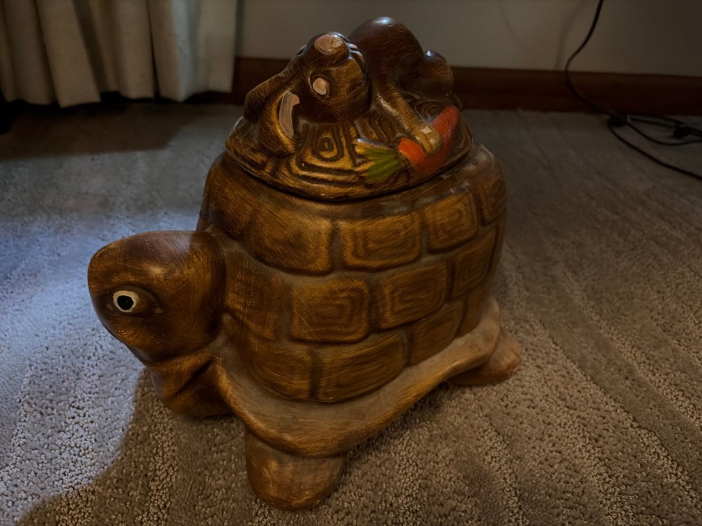 Tortoise and The Hare Cookie Jar
