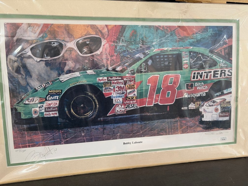 Bobby Labonte Signed Print