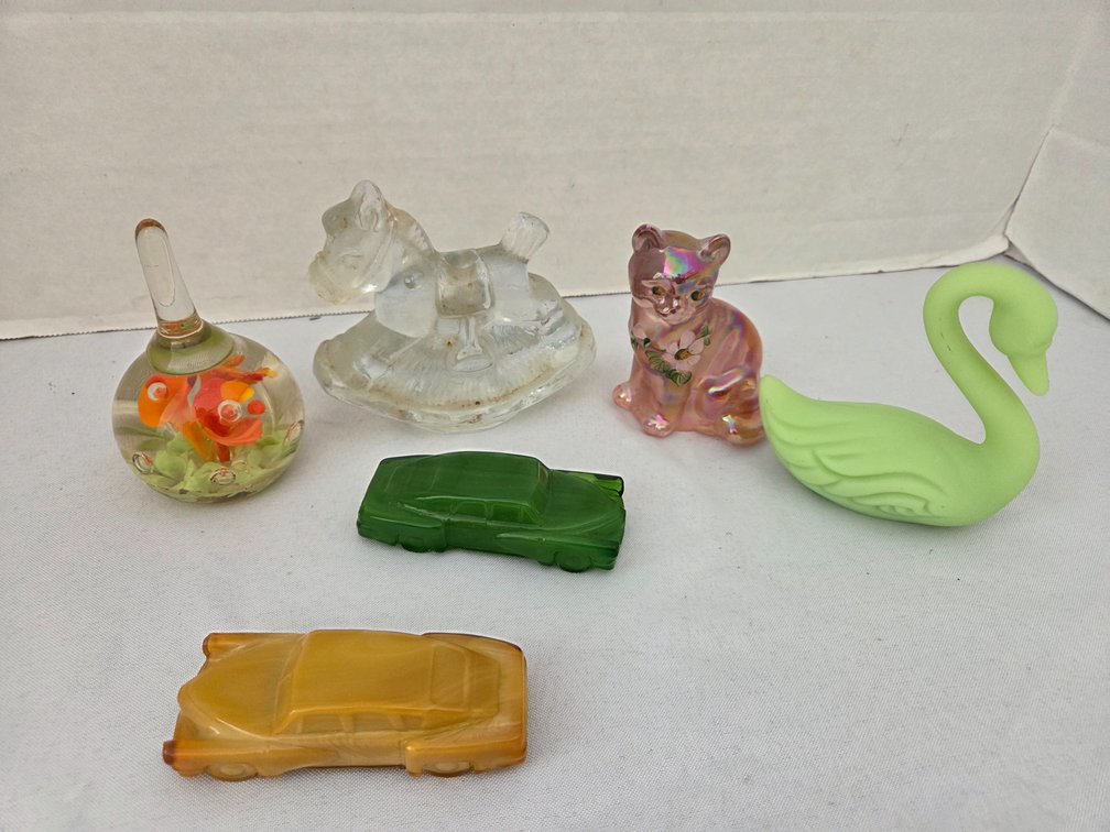 Slag Glass Cars