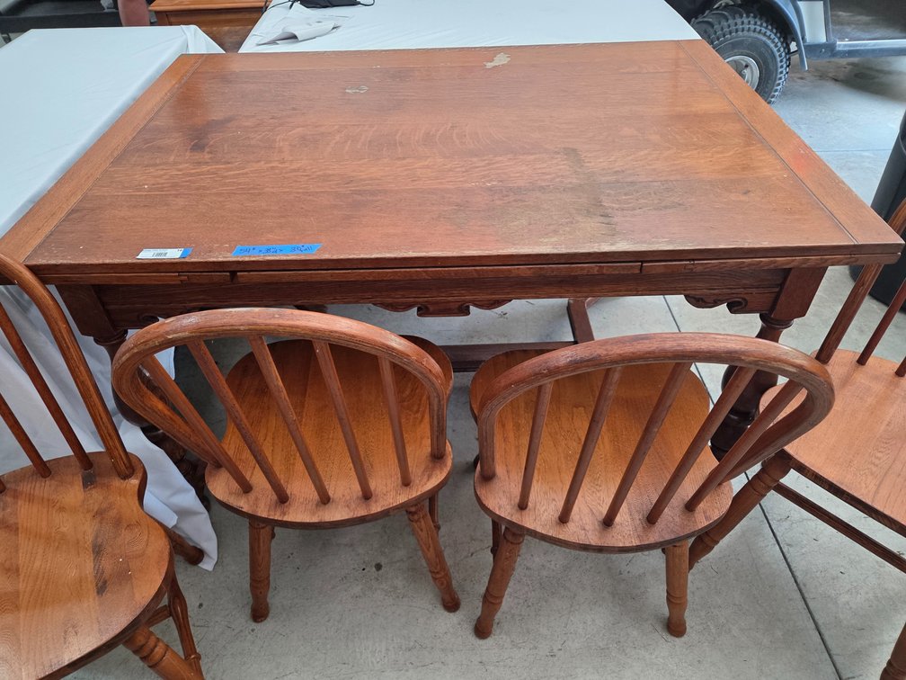 Wood Table and Chairs