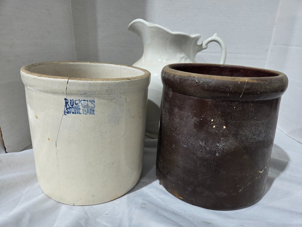 Pottery crocks