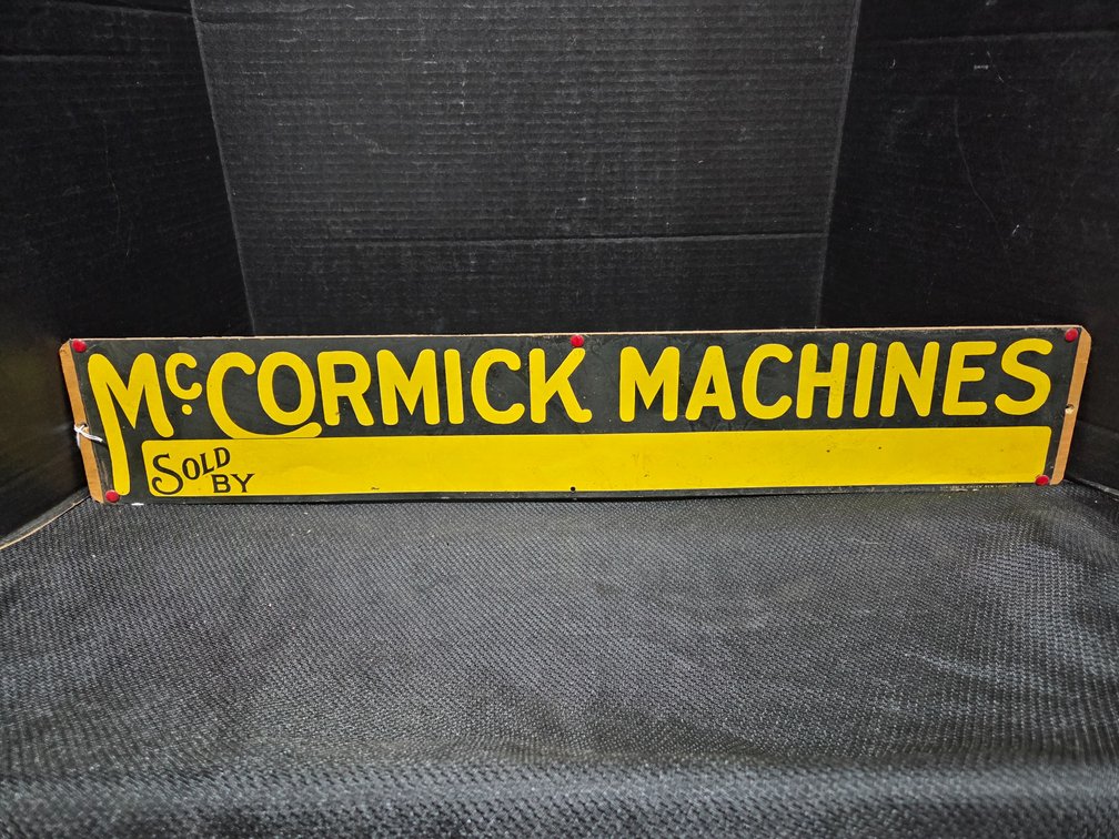McCormick Machines Metal Sign