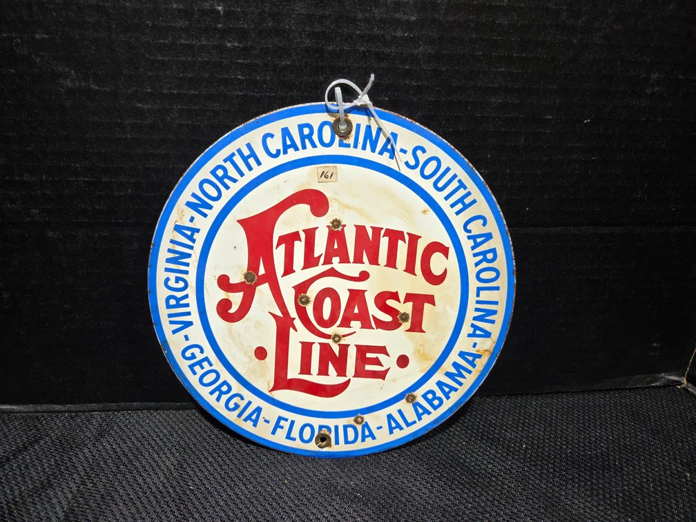 Atlantic Coast Line Metal Sign