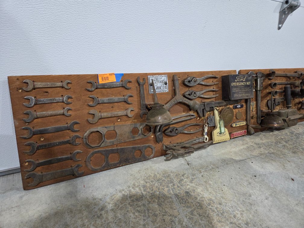Vintage antique wooden Display