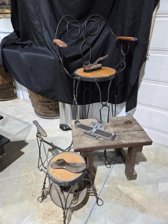 Shoe Shine Set Up