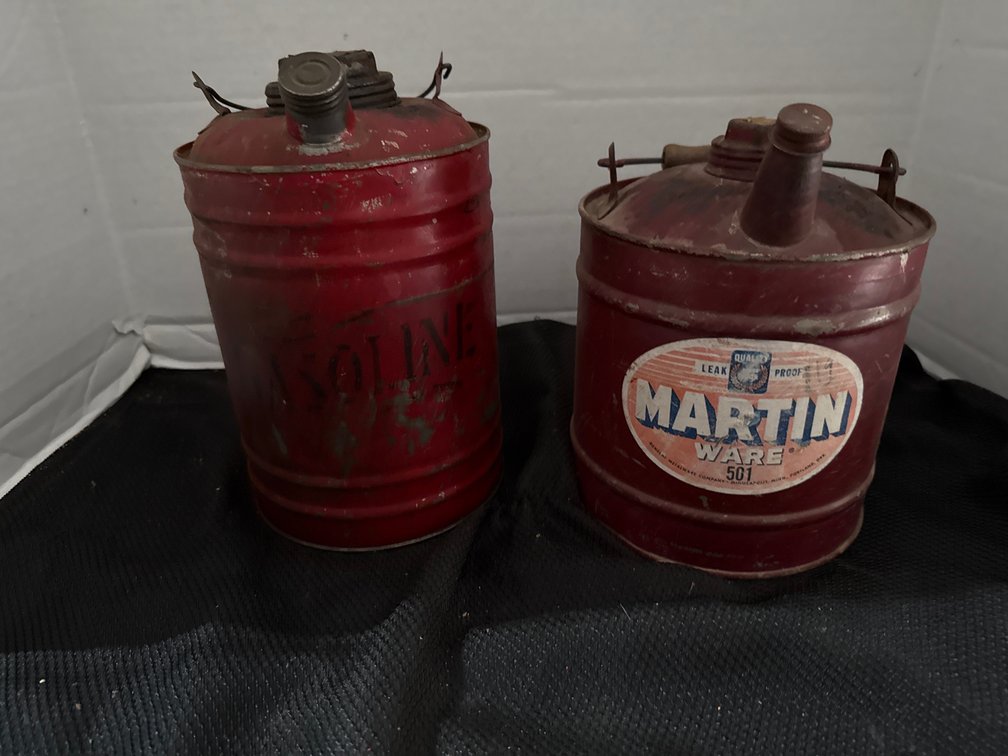 Vtg. Gas or Oil Cans