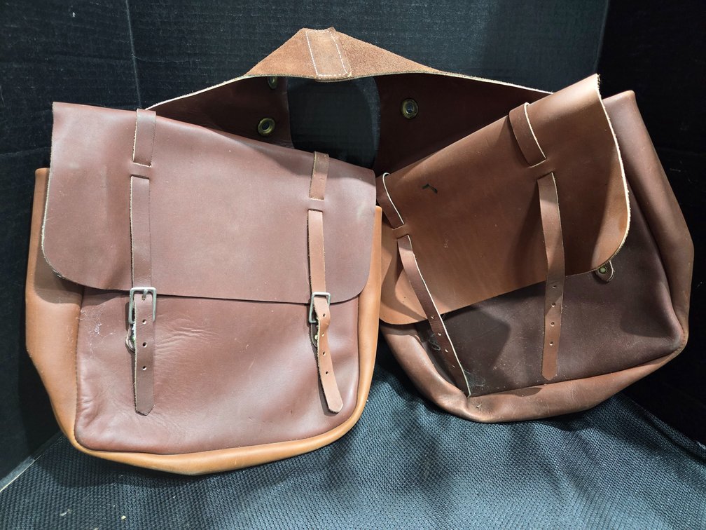 Leather Saddle Bags