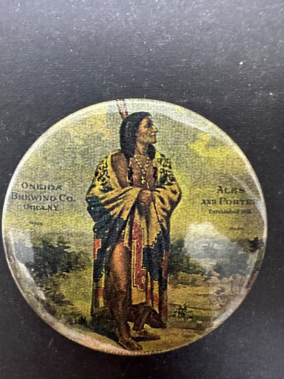 Pre-Prohibition era pocket mirror