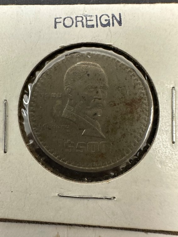 Foreign coins