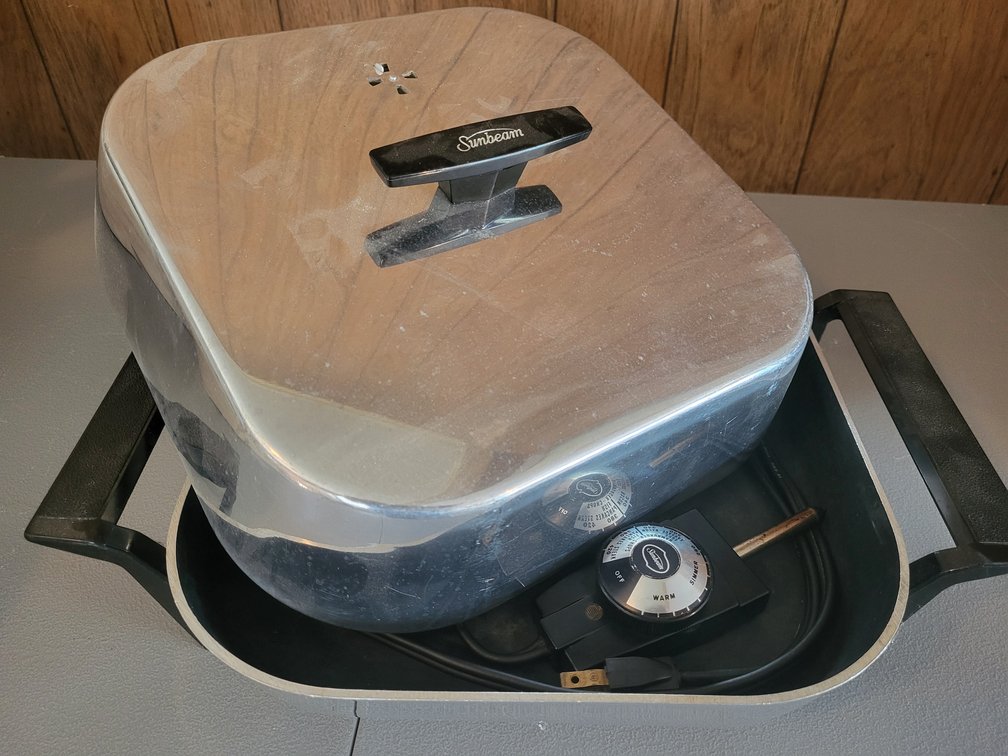 Electric skillet, assorted pans and more