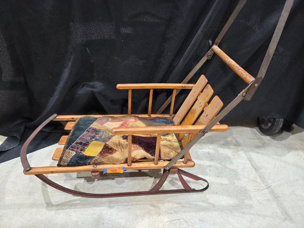 Child's Wood Snow Sled
