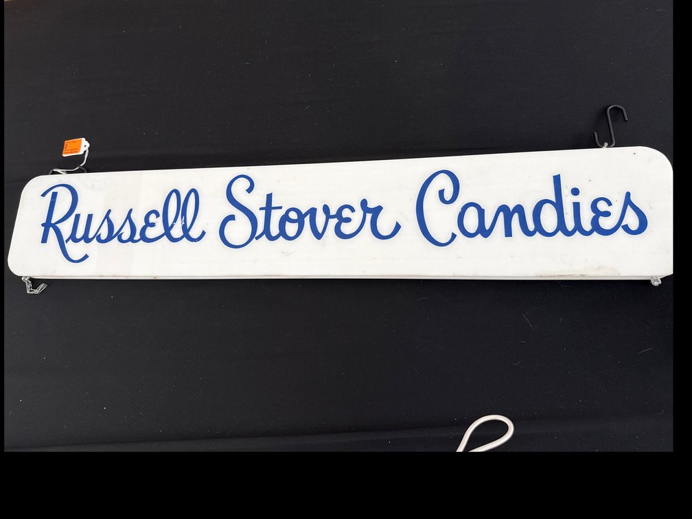 Russell Stover Candies Molded Plastic Sign