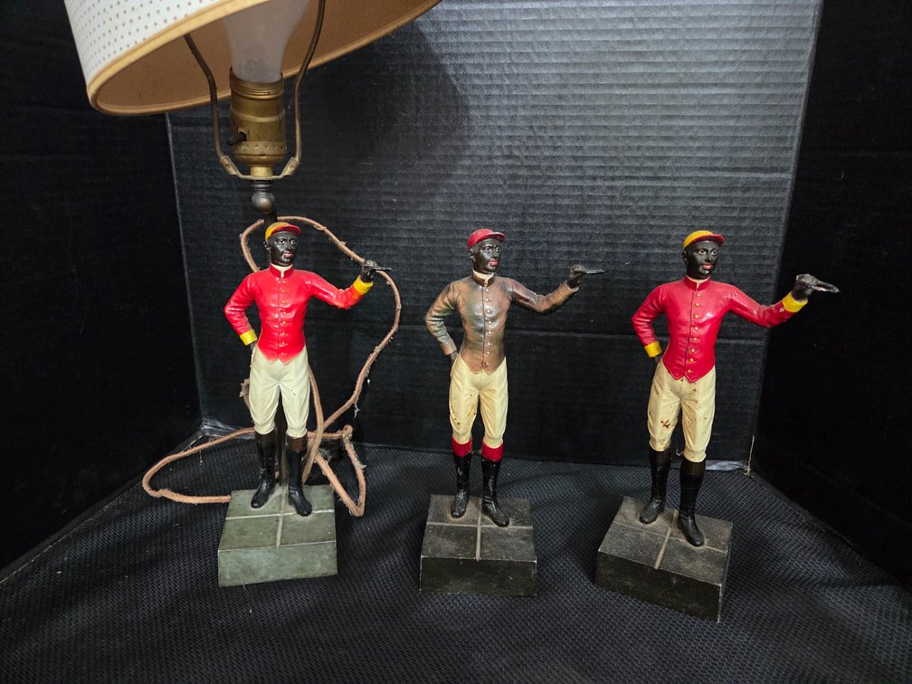 Tabletop Equestrian Jockey Figurines