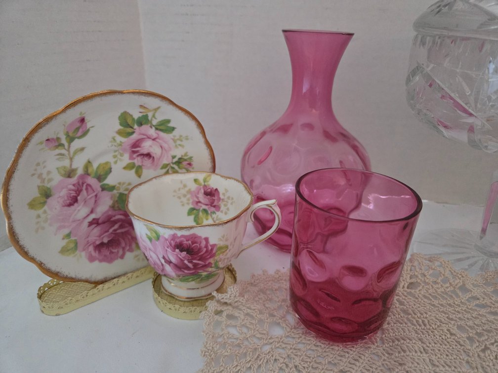 Fenton Cranberry glass