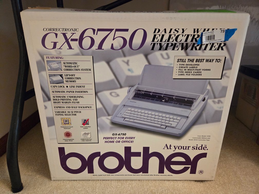 Brother typewriter