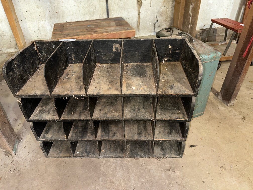 wooden storage box 