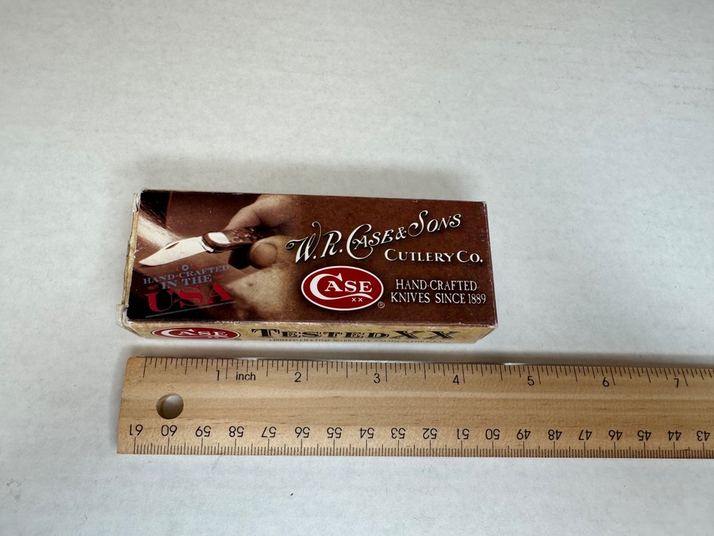 Case Pocket Knife Amber No 6318SS in original box