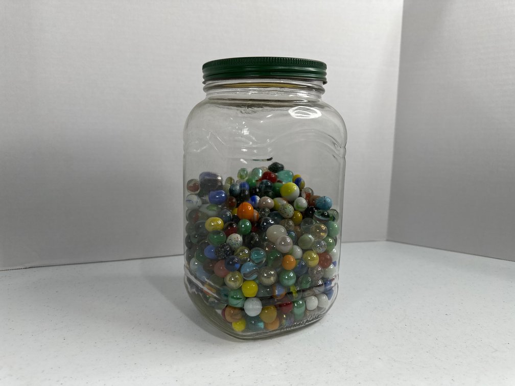 large lot of marbles 