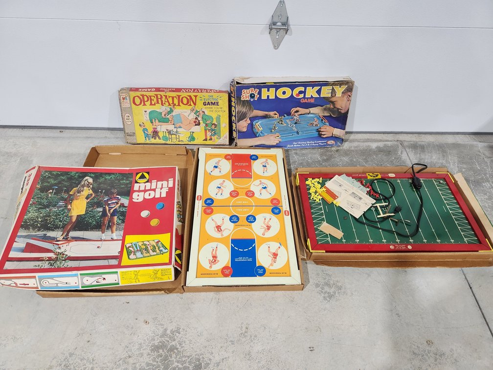 large lot of board games 