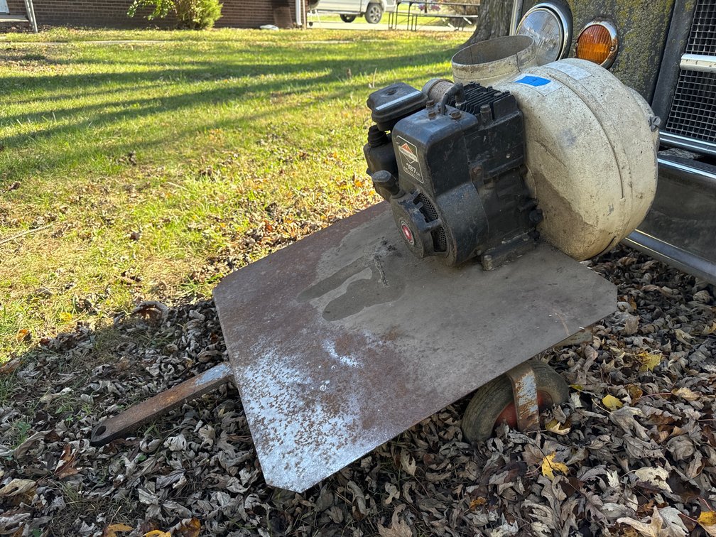 Custom Built Pull Behind Leaf Blower Motor