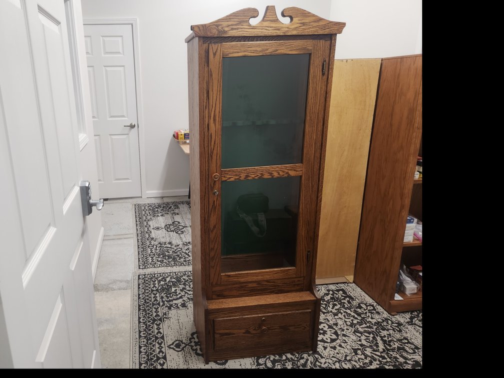 Vintage Gun Cabinet - Wood
