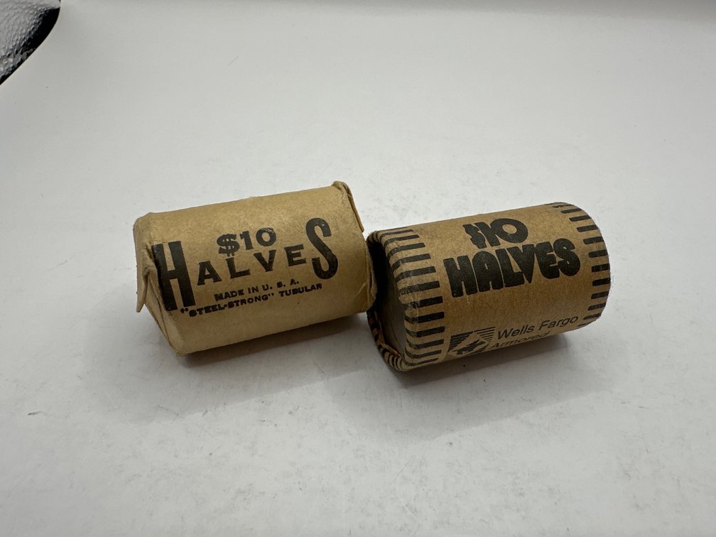 Two rolls of Kennedy Halves