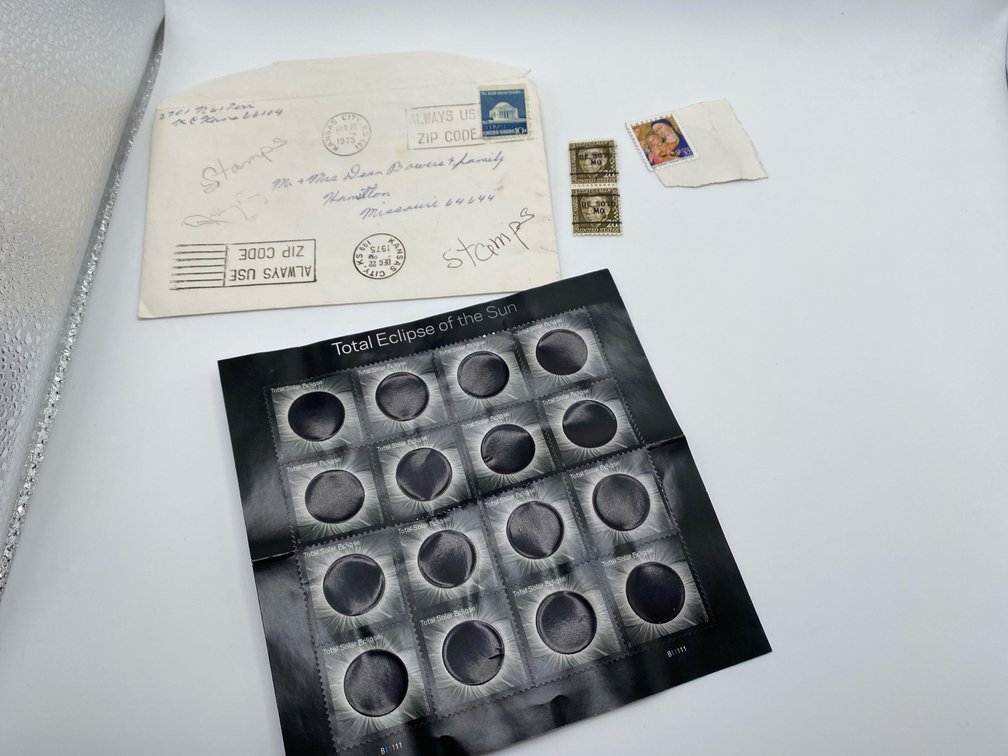 Total Eclipse of the Sun Stamps